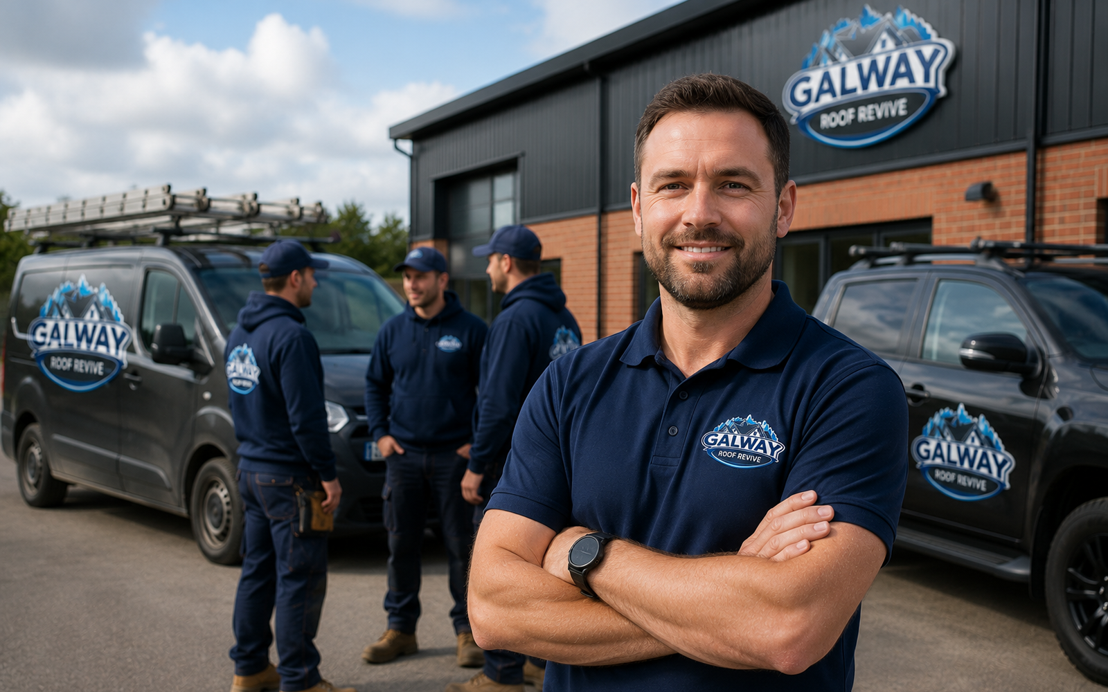 Galway roofing team